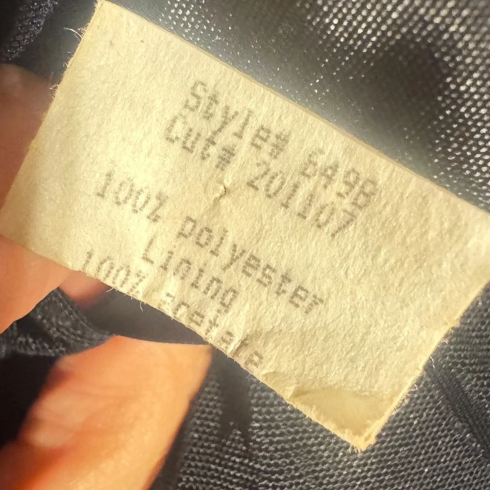 Vintage Y2K Black Formal Cocktail Maxi Dress Womens Size 8 USA Made Gala Satin